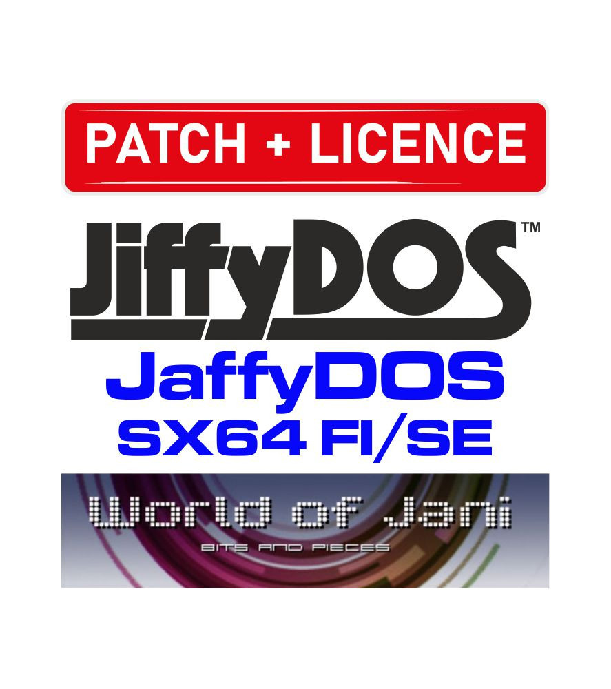 JaffyDOS v1.3 - SX64 Kernal for SD2IEC with Finnish/Swedish Keyboard Layout [2019]